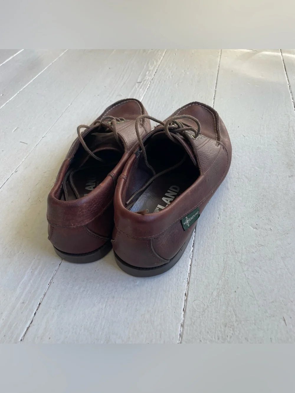 Eastland Falmouth four eyelet camp moc leather shoes